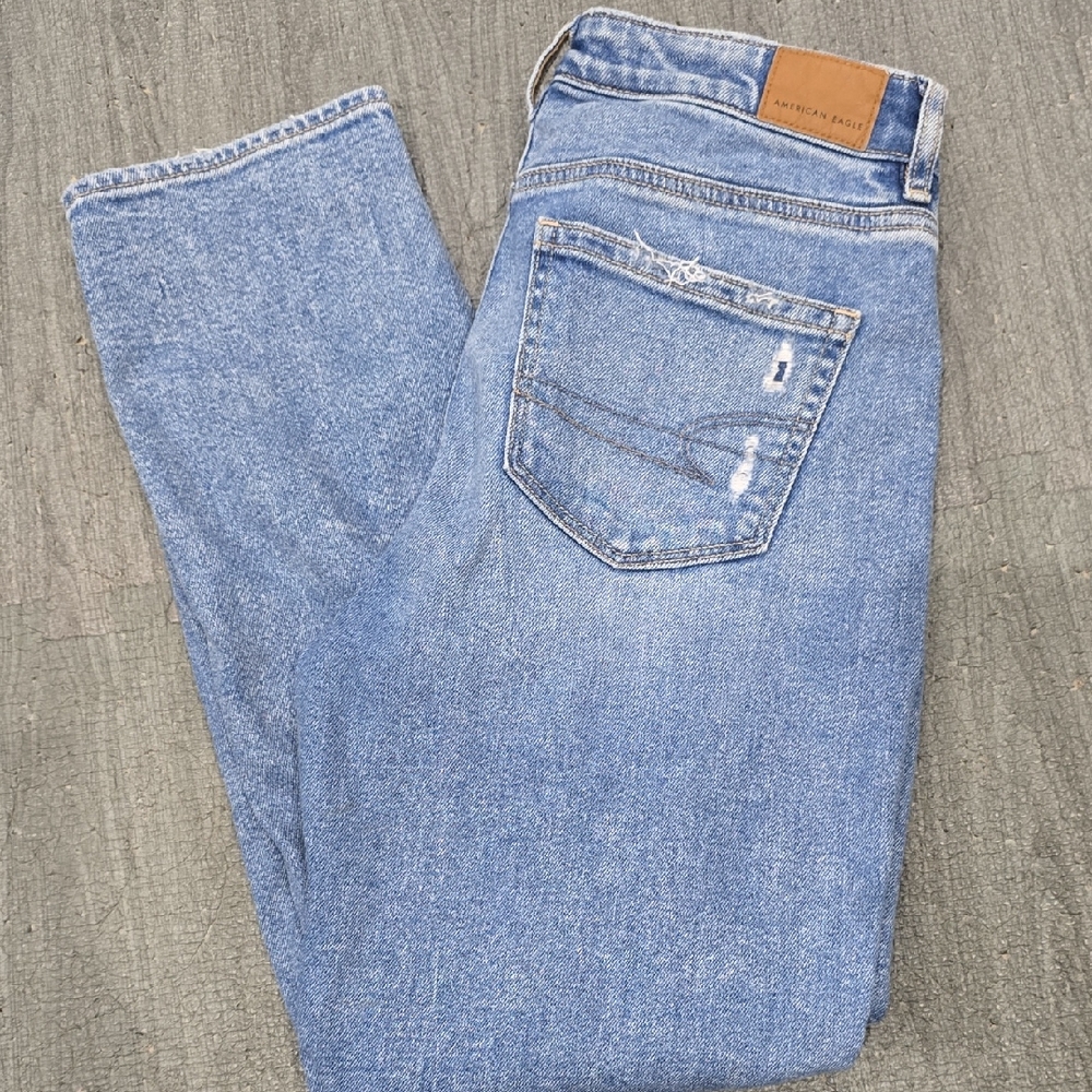 American Eagle Outfitters Light Blue Straight Jeans Women's Size4